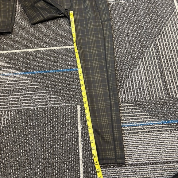 Sweaty Betty Small Super Sculpt Pocket Leggings Green Plaid Full Length - Picture 9 of 10